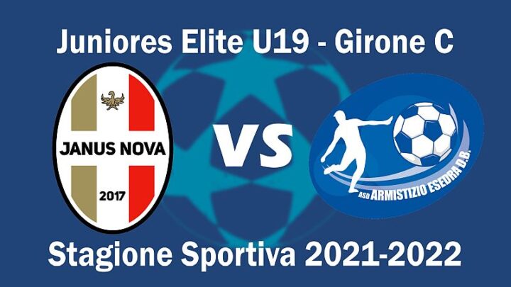 Calcio Armistizio Esedra don Bosco 20^ giornata Juniores Elite U19 Girone C Stagione Sportiva 2021-2022